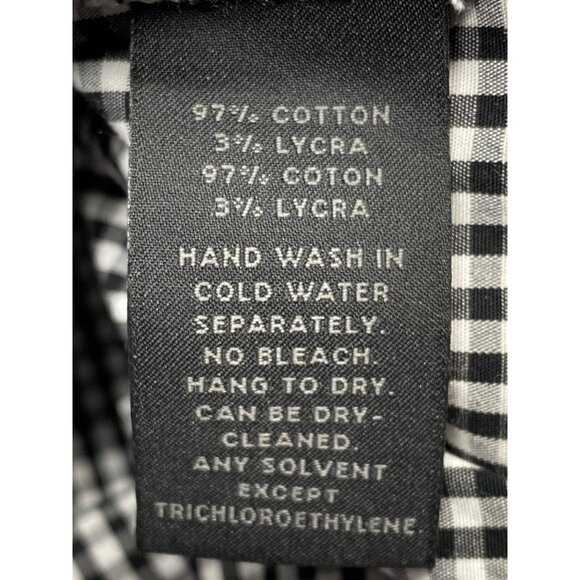 Saks Fifth Avenue Womens Large Gingham Sleeveless Button Front Tunic - Picture 8 of 8